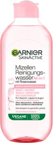 Garnier SkinActive Mizellen Reinigungswasser All-in-1 Rosenwasser Reinigungsfluid 400ml