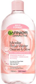 Garnier SkinActive Micellar Rose Water Cleanse & Glow for Dull, Tired & Sensitive Skin Gesichtswasser 700ml