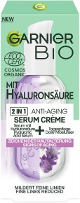 Garnier Bio Lavendel 2-in-1 Anti-Aging Serum Crème mit Hyaluronsäure Serum 50ml