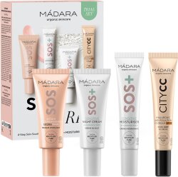 Mádara SOS Care 4-Step Skin-Soothing Routine Set: LIGHT