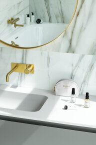 Balmain Hair Couture White Cosmetic Styling Bag