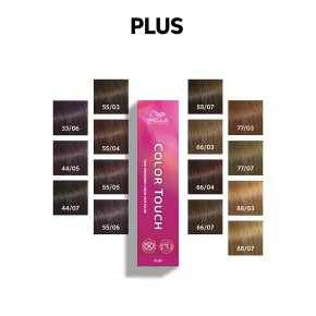 Wella Color Touch Plus 60 ml 44/05 mittelbraun intensiv natur-mahagoni