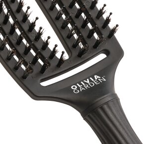 Olivia Garden Fingerbrush Combo M Full Black