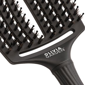 Olivia Garden Fingerbrush Combo L Full Black