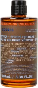 KORRES ATHENIAN GROOMING Eau de Cologne (EdC) mit Vetiver + würzigen Noten 100 ml