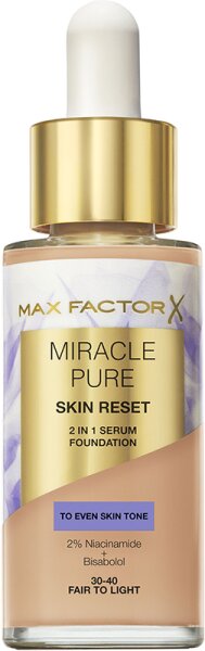 3616305711687 - Miracle Pure 2in1 Skin Reset Serum Foundation 30-40 Fair to Light 3616305711687 - Miracle Pure 2in1 Skin Reset Serum Foundation 30-40 Fair to Light
