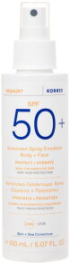 KORRES Yoghurt Sonnenspray-Emulsion für Gesicht und Körper SPF50+ 150 ml
