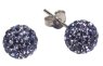 Impala Ohrstecker Kugel 8 mm violet