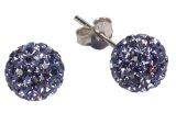 Impala Ohrstecker Kugel 8 mm violet