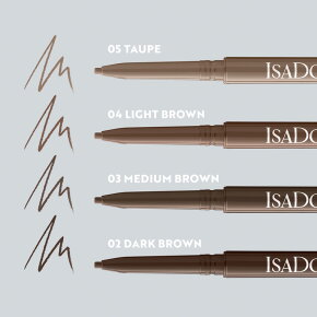 ISADORA The Precision Brow Pen, Definition & Waterproof Light Brown 04 0,09 g