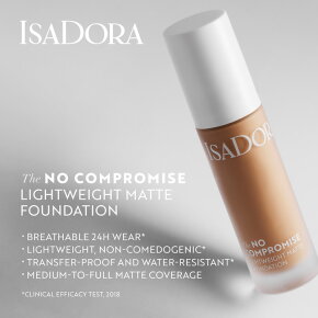 ISADORA No Compromise Lightweight Matte Foundation Warm 1W 30 ml