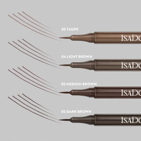 ISADORA The Brow Fine Liner, Micro fine precise tip Medium Brown 03 1,1 ml