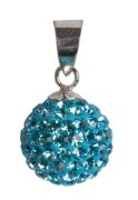 Impala Anhänger Kugel 12 mm aquamarine
