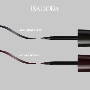 ISADORA The Glossy Eyeliner Chrome Black 40 2,5 ml