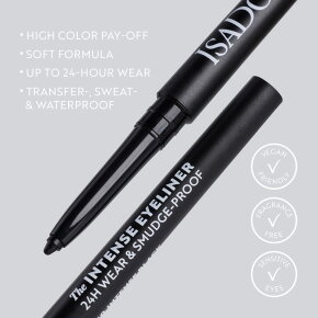 ISADORA The Intense Eyeliner 24H Wear & Smudge-proof Steel Gray 63 0,35 g