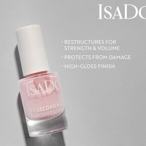 ISADORA The Second Nail Hardener & Nail Shield (PINK) Pink Second Nail 03 5 ml