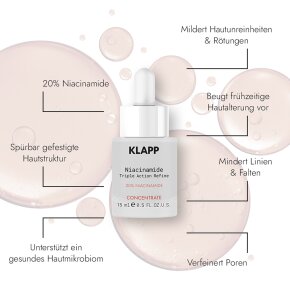 KLAPP Niacinamide Triple Action Refine 20% Concentrate 15 ml