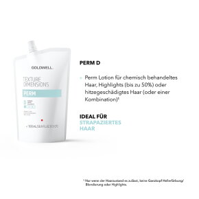 Goldwell Texture Dimensions PERM D - Damaged (strapaziertes Haar) 500 ml