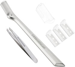 Tweezerman Mini Slant Tweezer & Brow Razor Set silver 1 Stk.
