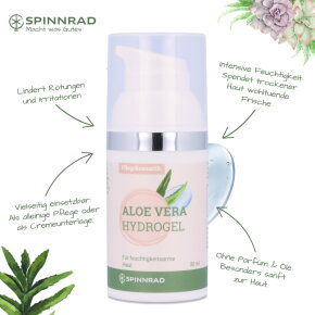 Spinnrad Aloe Vera Hydrogel 30 ml