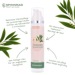 Spinnrad Teebaumöl Handcreme 100 ml