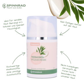 Spinnrad Teebaumöl Pflegecreme 50 ml
