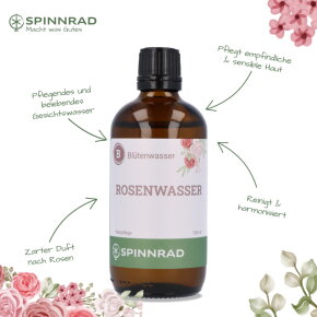 Spinnrad Rosenwasser 100 ml
