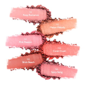 By Terry Tea to Tan Blush Powder 4. Coral Crush 7 g