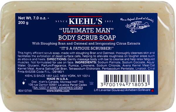 3700194718053 - Kiehls Herrenpflege Körperpflege Ultimate Man Body Scrub Soap 200 g 3700194718053 - Kiehls Herrenpflege Körperpflege Ultimate Man Body Scrub Soap 200 g