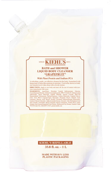 3605972477415 - Kiehls Since 1851 - Bath And Shower Liquid Body Cleanser - Grapefruit - -creme De Corps Lbc 1l Ref Po