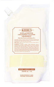 Kiehl's Bath and Shower Liquid Body Cleanser Grapefruit REFILL 1000 ml