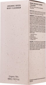 WHAMISA Organic Seeds Body Cleanser 490 ml