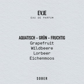 SOBER BERLIN Evje Eau de Parfum (EdP) 50 ml