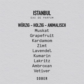 SOBER BERLIN Istanbul Eau de Parfum (EdP) 50 ml