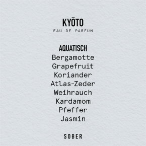 SOBER BERLIN Kyoto Eau de Parfum (EdP) 50 ml