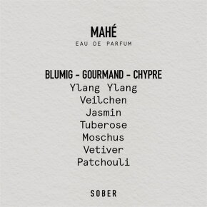 SOBER BERLIN Mahé Eau de Parfum (EdP) 50 ml
