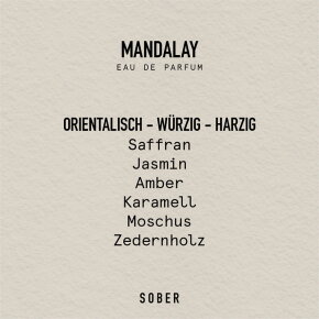 SOBER BERLIN Mandalay Eau de Parfum (EdP) 50 ml