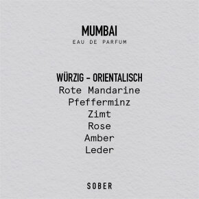 SOBER BERLIN Mumbai Eau de Parfum (EdP) 50 ml