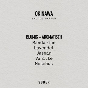 SOBER BERLIN Okinawa Eau de Parfum (EdP) 50 ml