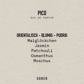 SOBER BERLIN Pico Eau de Parfum (EdP) 50 ml