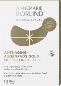Aktion - ANNEMARIE BÖRLIND Anti-Aging Augenpads Gold 5x2 Stück