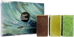 I Want You Naked Soap Me - Body Shower Soap Set 3 x 33 g
