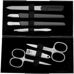 Erbe BB Magic Box siebenteilig, schwarz/silber matt