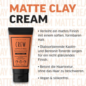 American Crew Matte Clay Cream 150 ml
