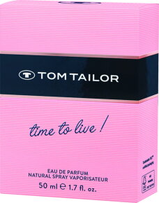 Tom Tailor Time to Live Eau de Parfum (EdP) 50 ml