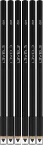 L3VEL3 Liner Pencils Schwarz