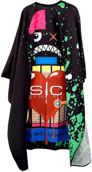 8021660021374 - Haarschneideumhang Radioactive Black