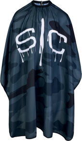 Stylecraft Haarschneideumhang Camouflage Black