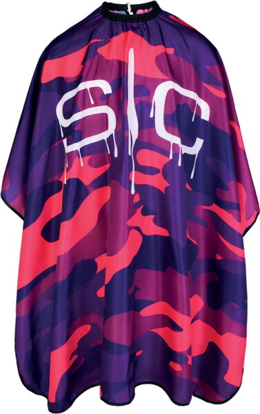 8021660021381 - Haarschneideumhang Camouflage Pink