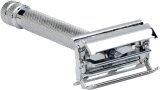 Erbe Shaving Shop Rasierer Tradition silber kariert